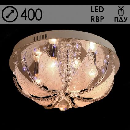 Люстра 55787/400 CR хром 4х40W E14 LED-RBP ПДУ d400 h210, 24